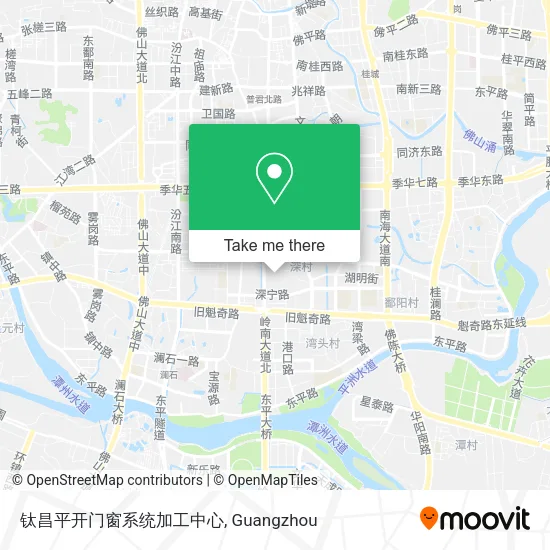 钛昌平开门窗系统加工中心 map