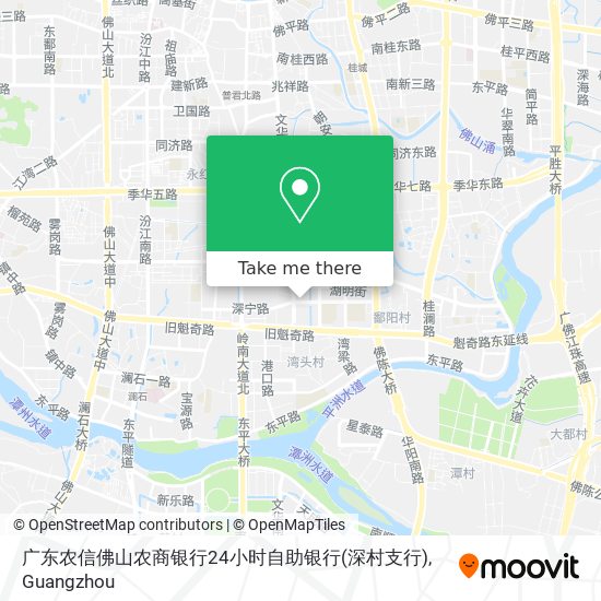 广东农信佛山农商银行24小时自助银行(深村支行) map