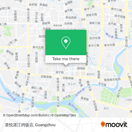 湛悦湛江鸡饭店 map