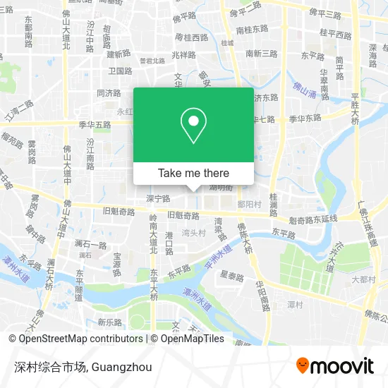 深村综合市场 map