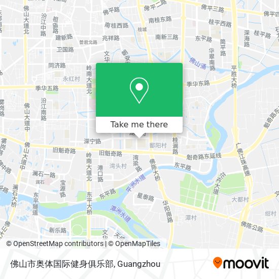 佛山市奥体国际健身俱乐部 map