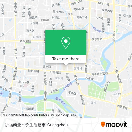 祈福药业平价生活超市 map