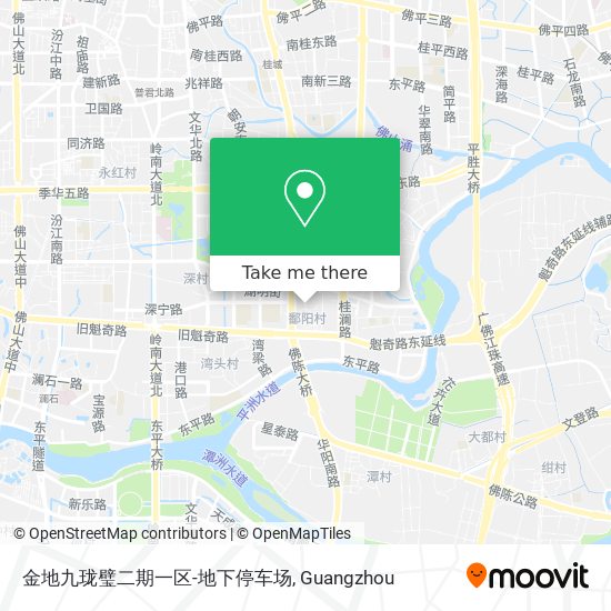 金地九珑璧二期一区-地下停车场 map