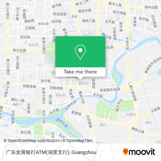 广东发展银行ATM(湖景支行) map