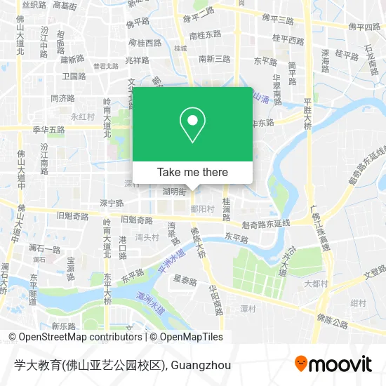 学大教育(佛山亚艺公园校区) map