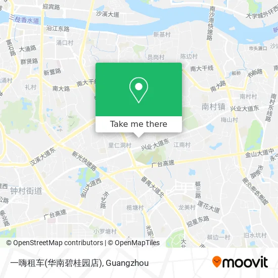 一嗨租车(华南碧桂园店) map