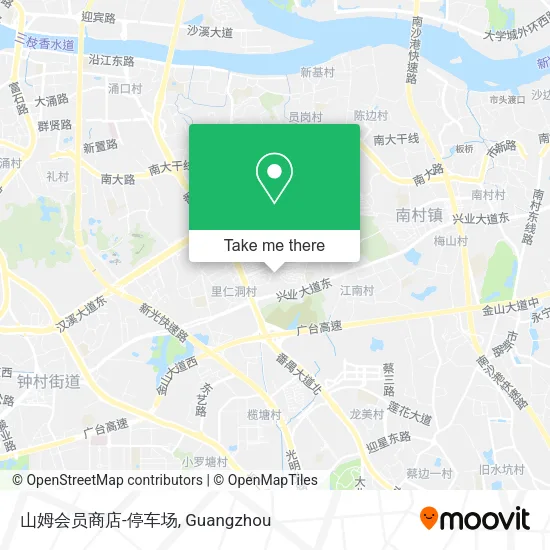 山姆会员商店-停车场 map