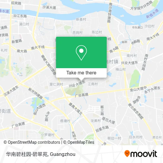 华南碧桂园-碧翠苑 map