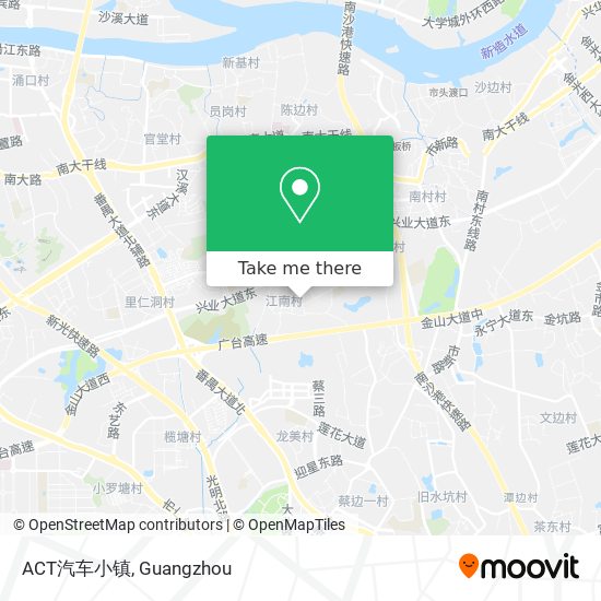ACT汽车小镇 map