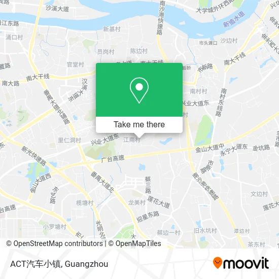 ACT汽车小镇 map