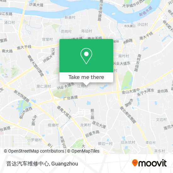晋达汽车维修中心 map