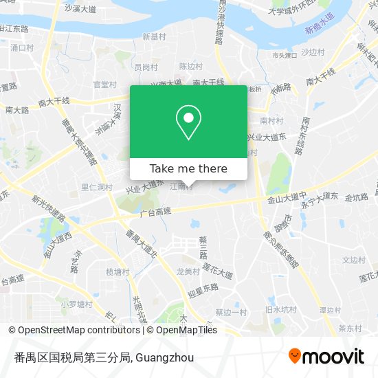 番禺区国税局第三分局 map