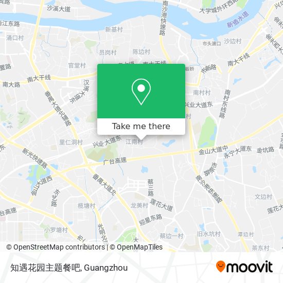 知遇花园主题餐吧 map