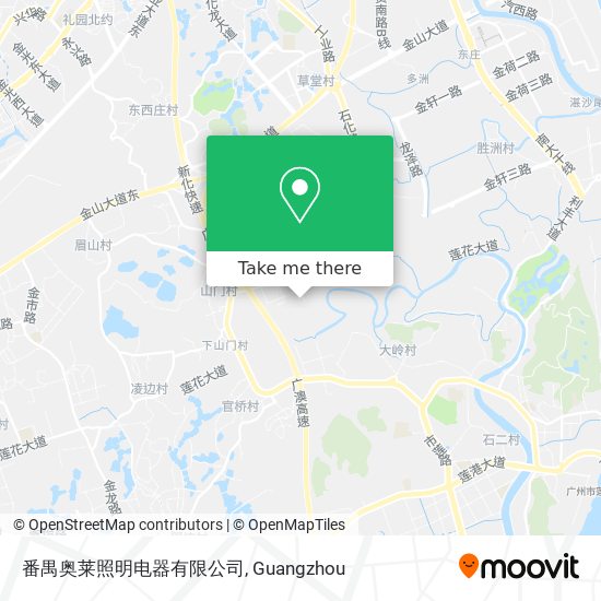 番禺奥莱照明电器有限公司 map