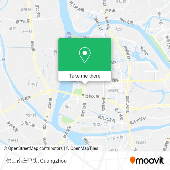 佛山南庄码头 map