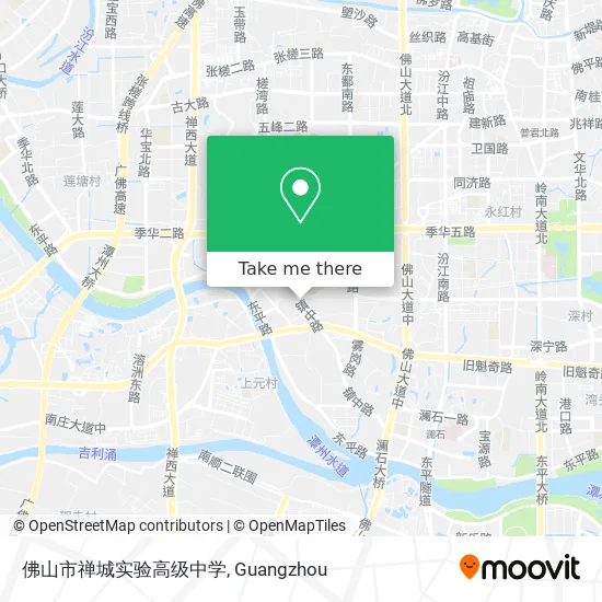 佛山市禅城实验高级中学 map