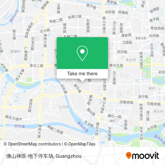 佛山禅医-地下停车场 map