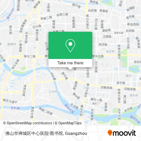 佛山市禅城区中心医院-图书馆 map