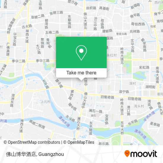 佛山博华酒店 map