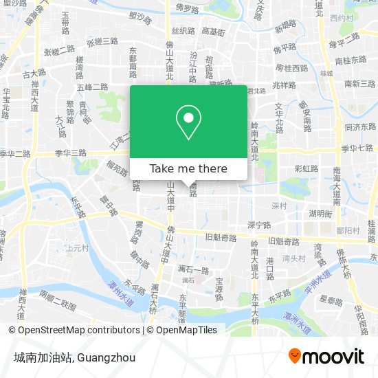 城南加油站 map