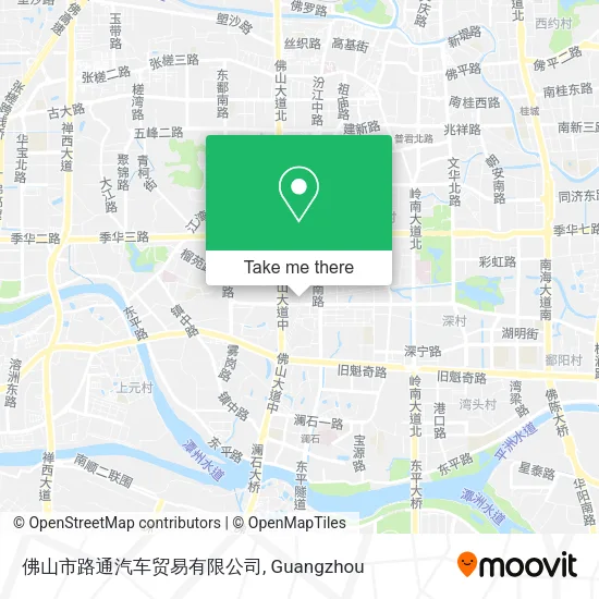 佛山市路通汽车贸易有限公司 map