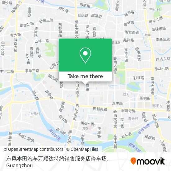 东风本田汽车万顺达特约销售服务店停车场 map