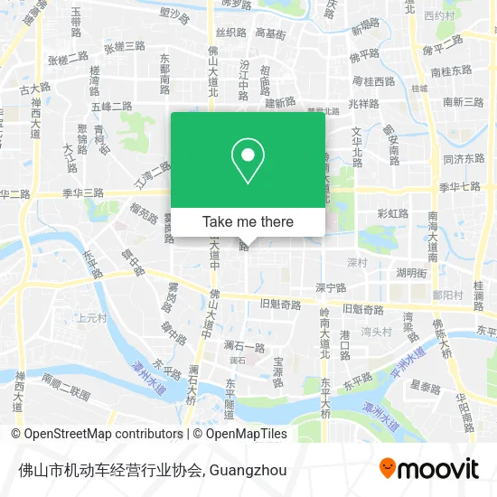 佛山市机动车经营行业协会 map