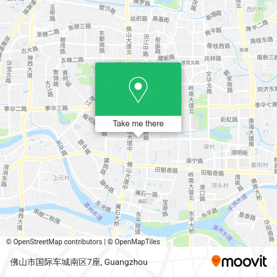 佛山市国际车城南区7座 map