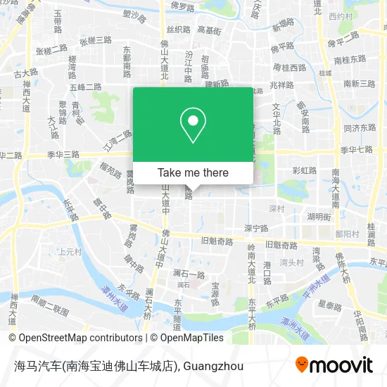 海马汽车(南海宝迪佛山车城店) map