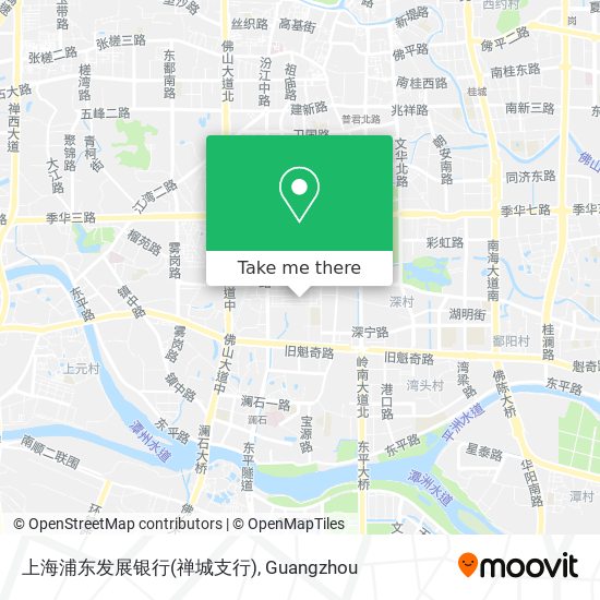 上海浦东发展银行(禅城支行) map
