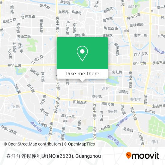 喜洋洋连锁便利店(NO.e2623) map