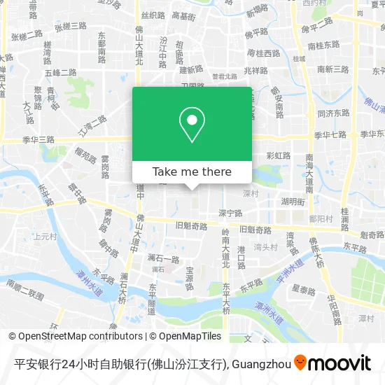 平安银行24小时自助银行(佛山汾江支行) map