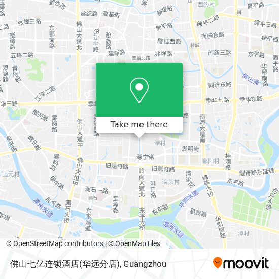 佛山七亿连锁酒店(华远分店) map