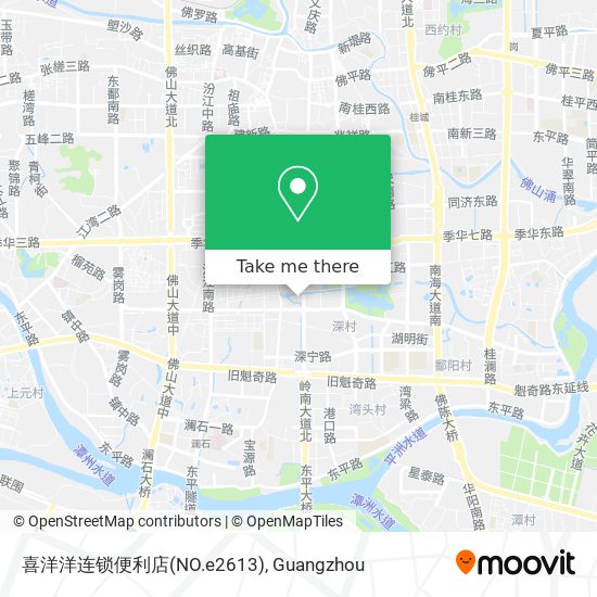 喜洋洋连锁便利店(NO.e2613) map
