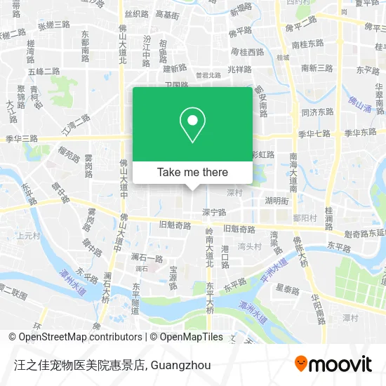汪之佳宠物医美院惠景店 map