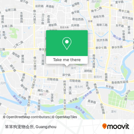 笨笨狗宠物会所 map