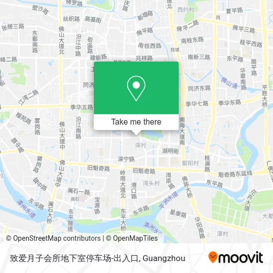 致爱月子会所地下室停车场-出入口 map