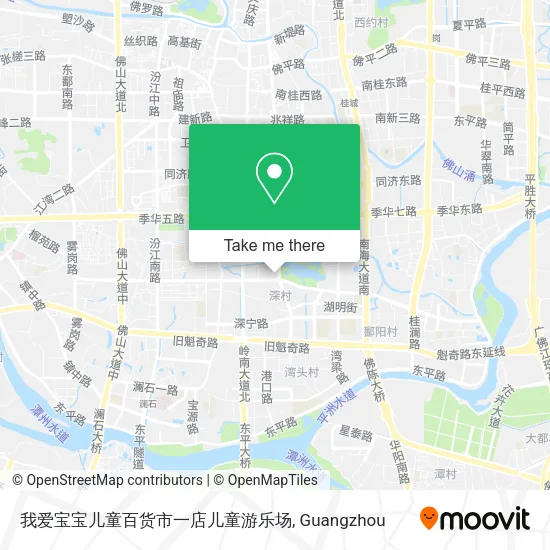 我爱宝宝儿童百货市一店儿童游乐场 map