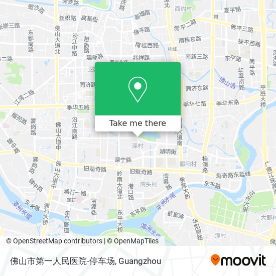 佛山市第一人民医院-停车场 map