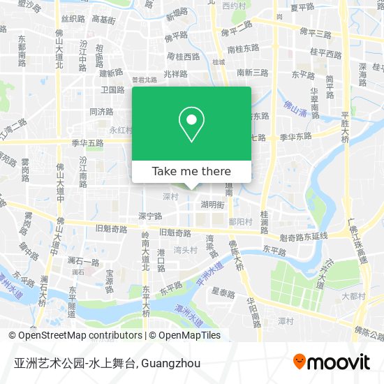 亚洲艺术公园-水上舞台 map