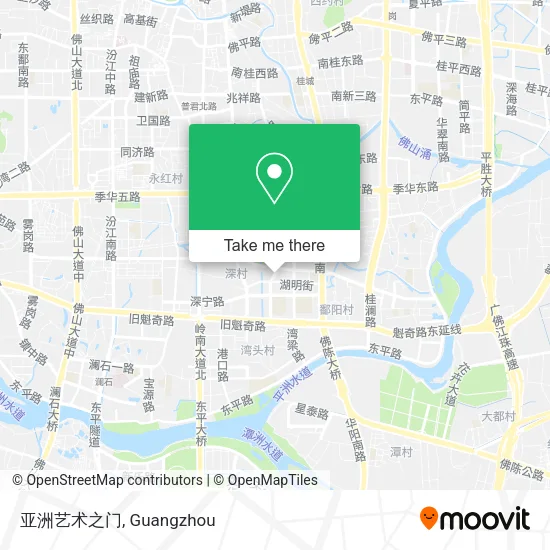 亚洲艺术之门 map