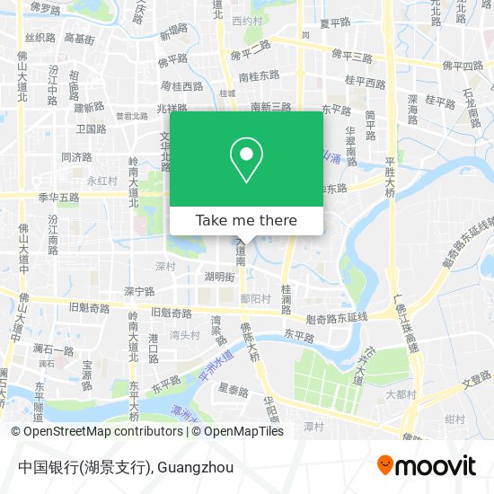 中国银行(湖景支行) map