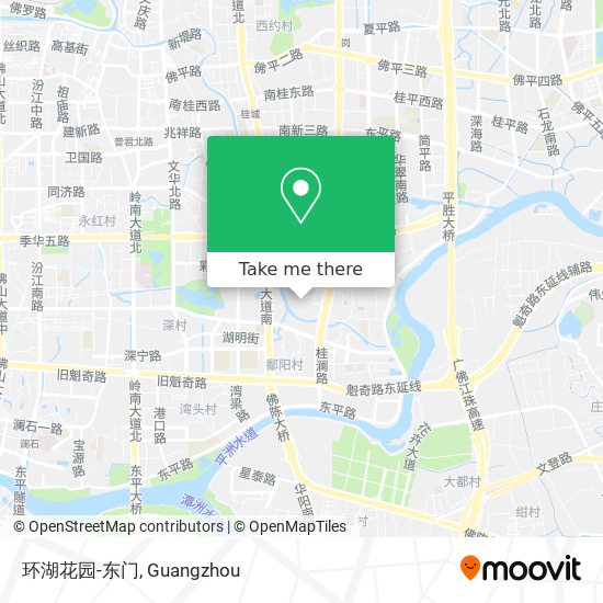 环湖花园-东门 map