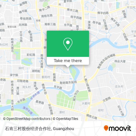 石肯三村股份经济合作社 map