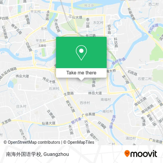南海外国语学校 map