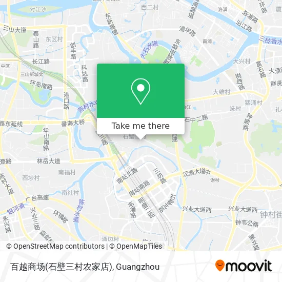 百越商场(石壁三村农家店) map