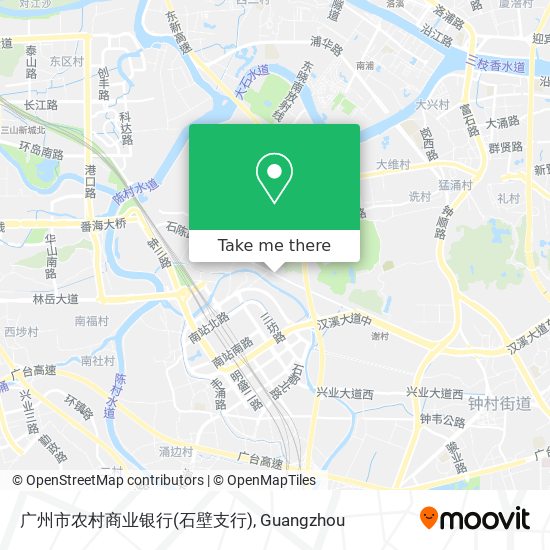 广州市农村商业银行(石壁支行) map
