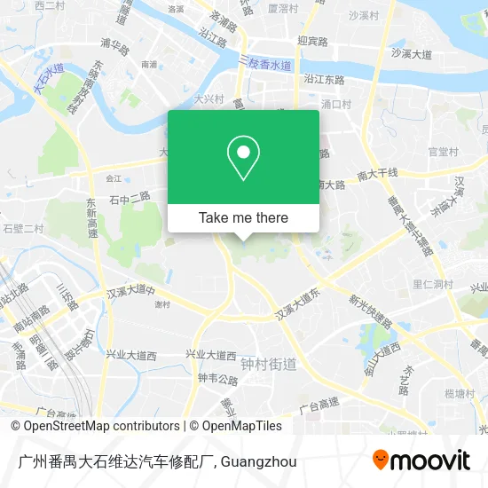 广州番禺大石维达汽车修配厂 map