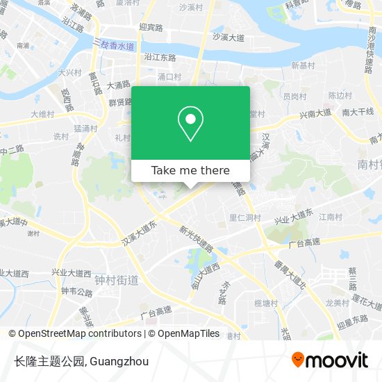 长隆主题公园 map