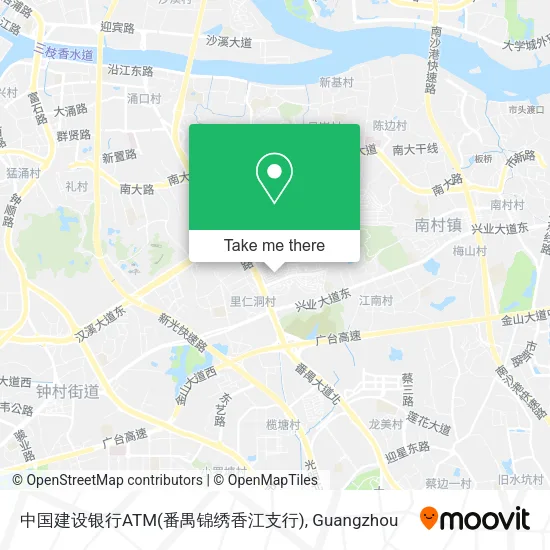 中国建设银行ATM(番禺锦绣香江支行) map